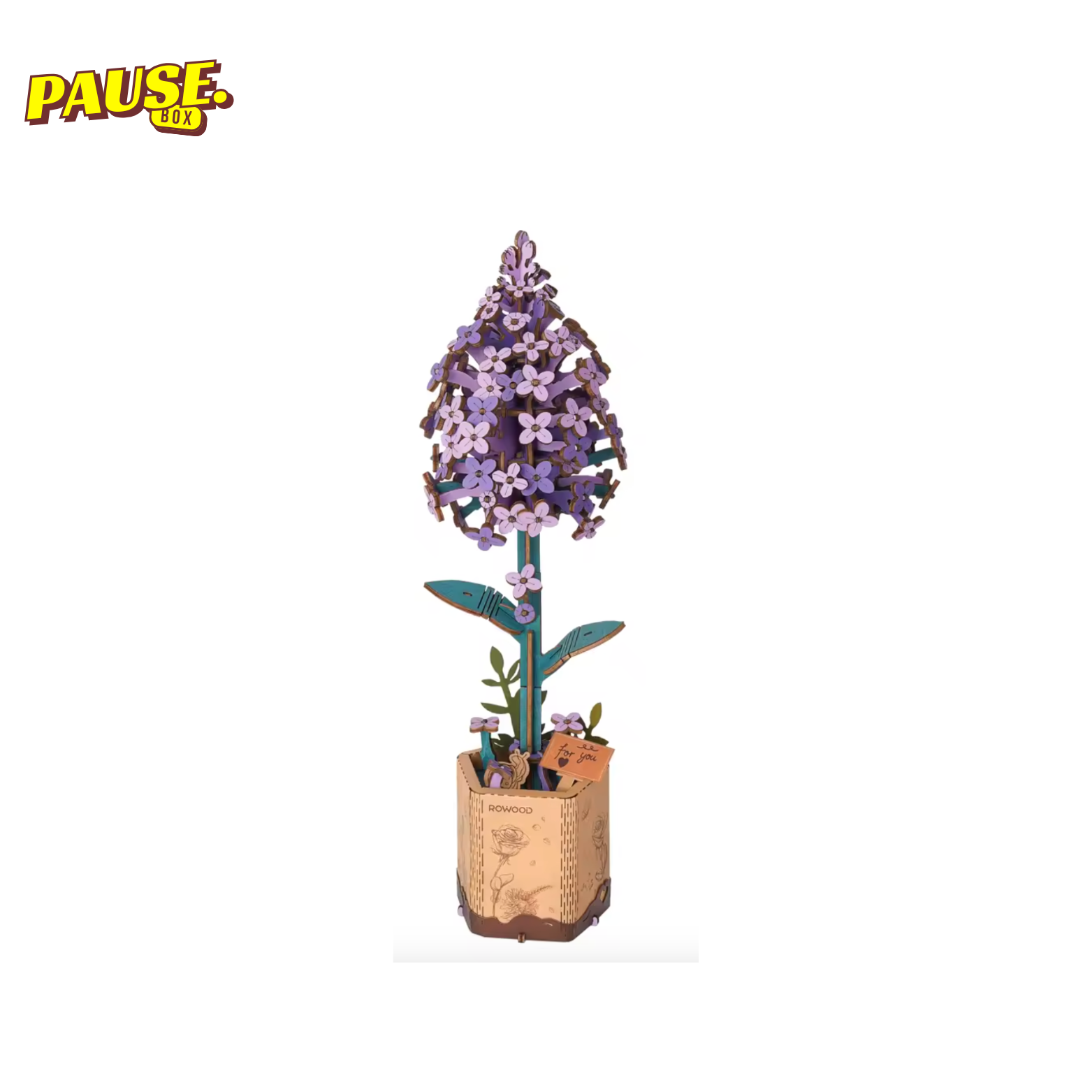 Bouquet de Fleurs en bois 3D